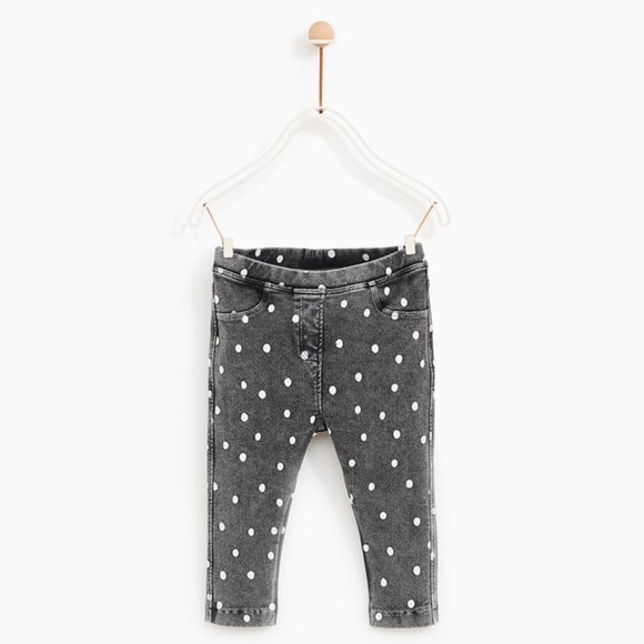 baby girl black jeggings